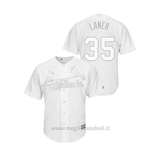 Maglia Baseball Uomo St. Louis Cardinals Lane Thomas 2019 Players Weekend Replica Bianco